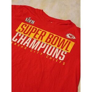 NFL Kansas City Chiefs Super Bowl LVII Champions Shirt Medium